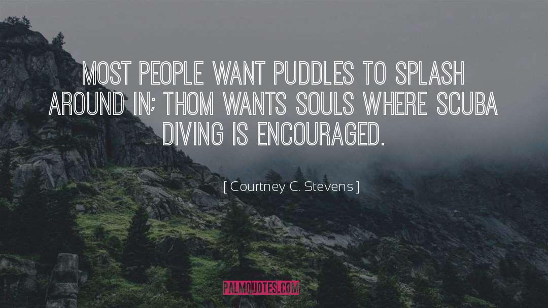 Scuba Diving quotes by Courtney C. Stevens