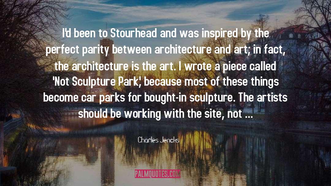 Sculpture quotes by Charles Jencks