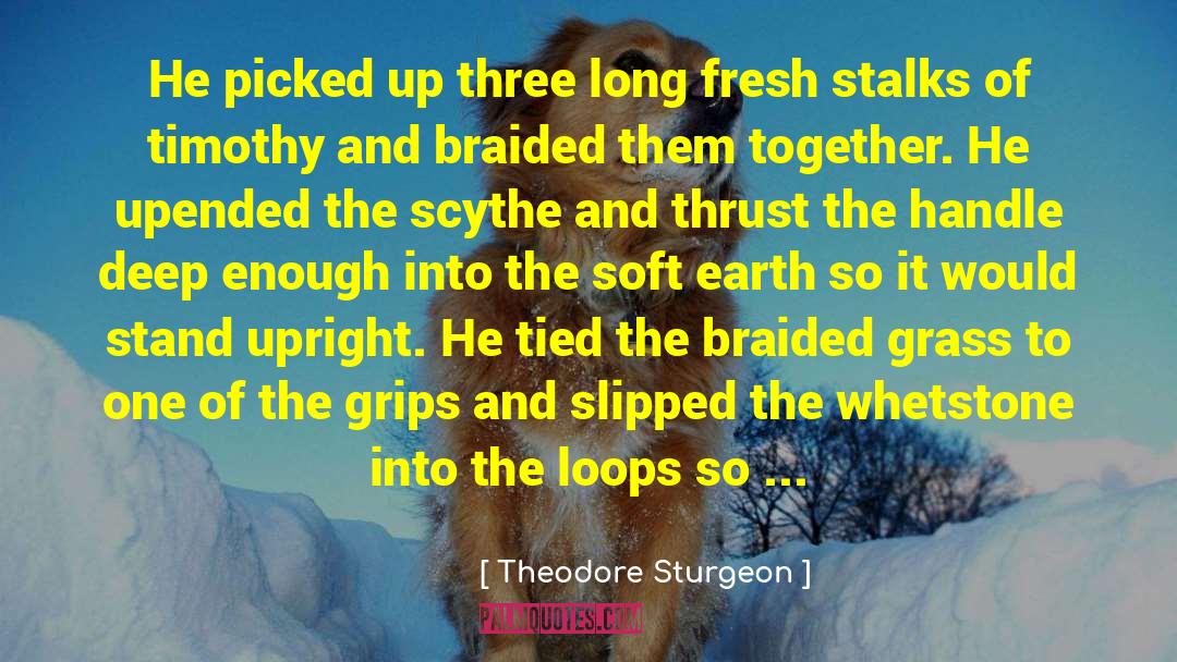 Scythe quotes by Theodore Sturgeon