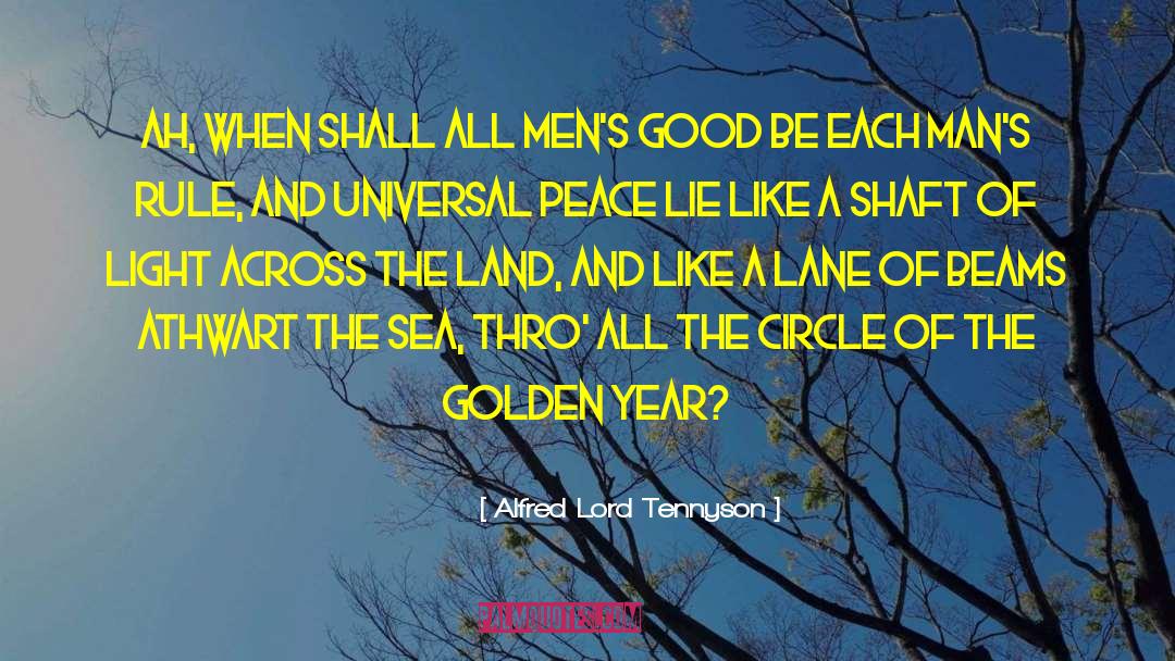 Sea And Peace quotes by Alfred Lord Tennyson