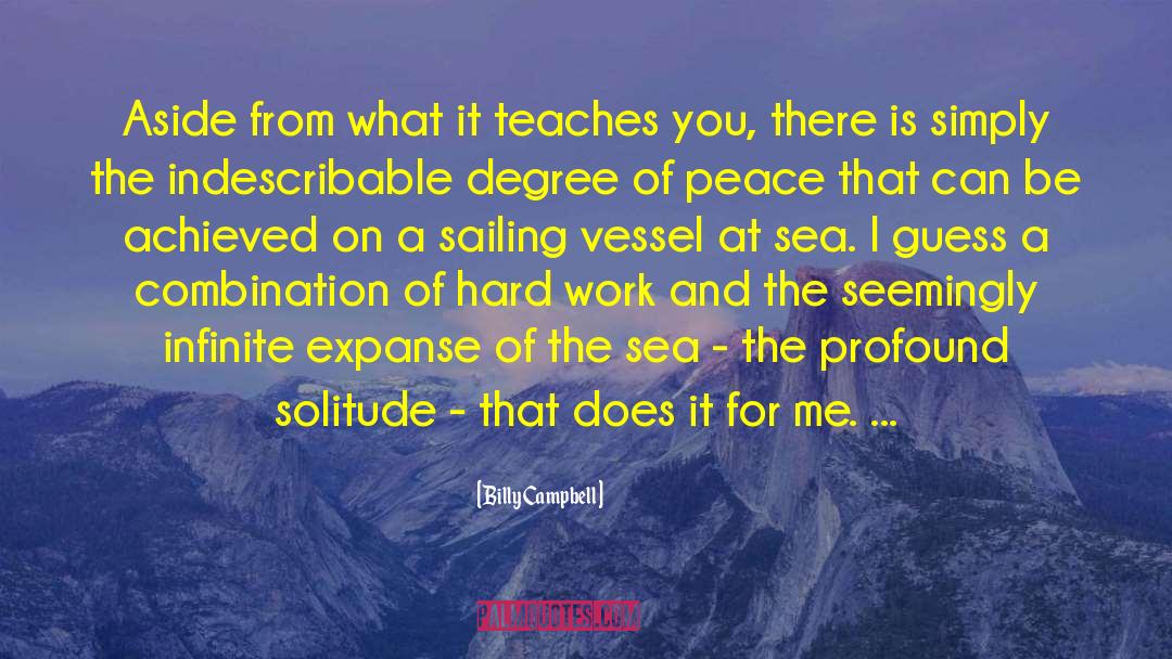 Sea And Peace quotes by Billy Campbell