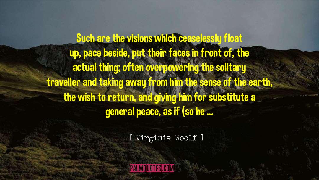 Sea And Peace quotes by Virginia Woolf