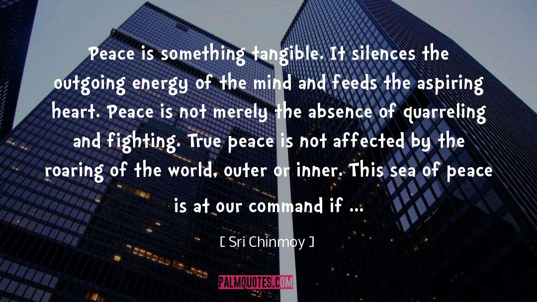Sea And Peace quotes by Sri Chinmoy