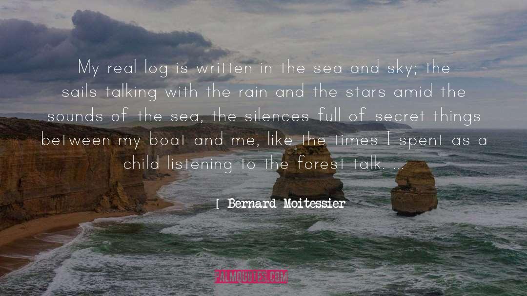 Sea And Sky quotes by Bernard Moitessier