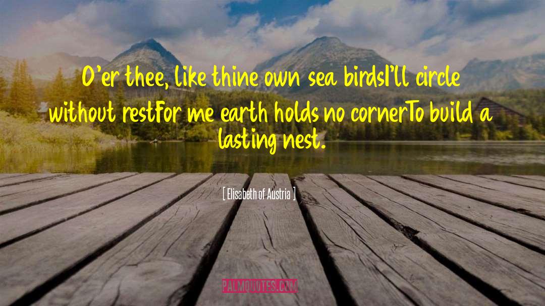 Sea Birds quotes by Elisabeth Of Austria