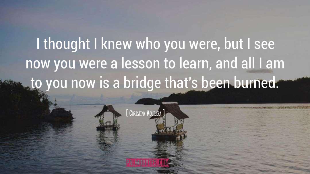 Sea Bridge quotes by Christina Aguilera