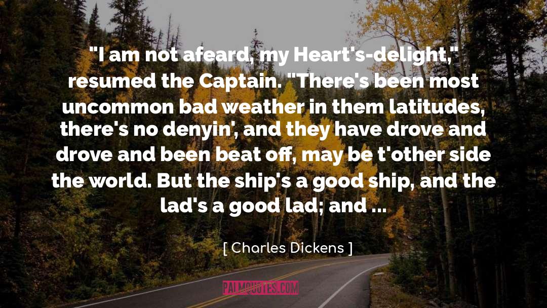 Sea Captain Husband quotes by Charles Dickens