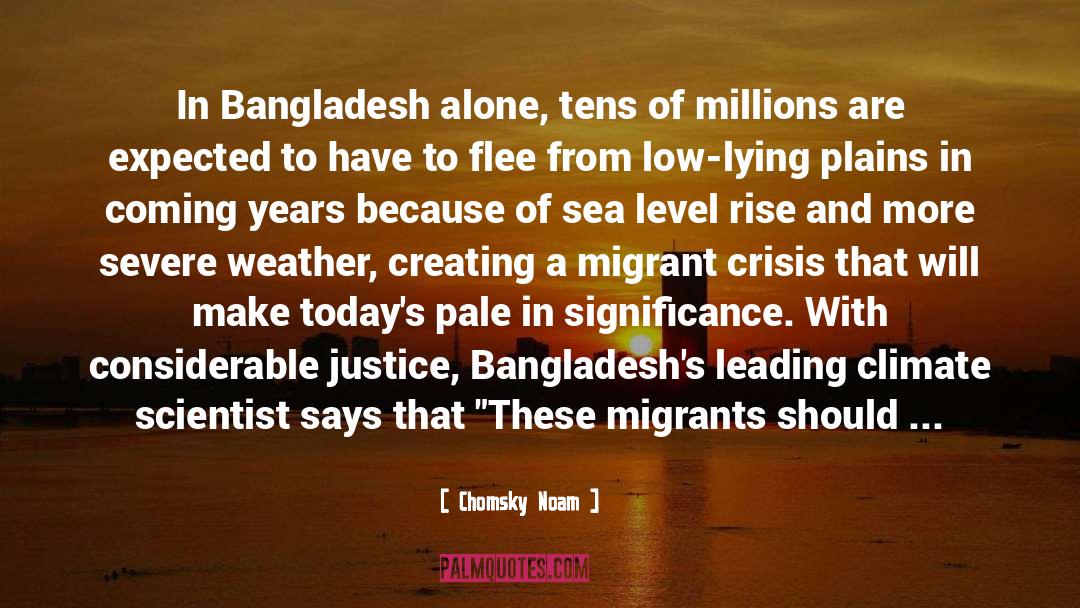 Sea Level Rise quotes by Chomsky Noam