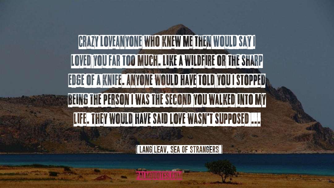 Sea Of Strangers quotes by Lang Leav, Sea Of Strangers
