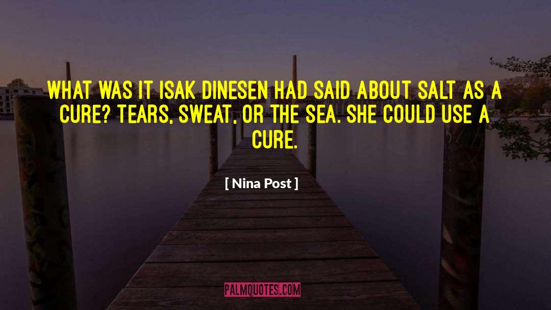 Sea Salt Cakes quotes by Nina Post