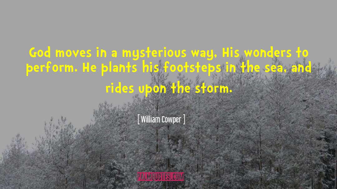 Sea Storm quotes by William Cowper