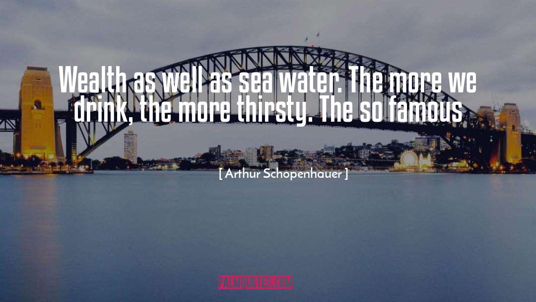 Sea Water quotes by Arthur Schopenhauer