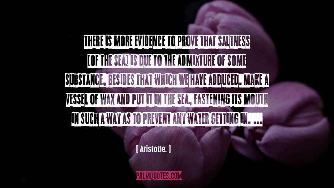 Sea Water quotes by Aristotle.