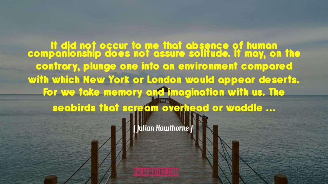 Seabirds quotes by Julian Hawthorne