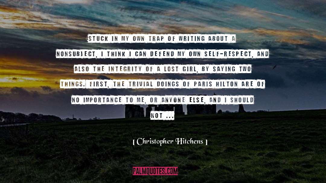Seacrest Hilton quotes by Christopher Hitchens