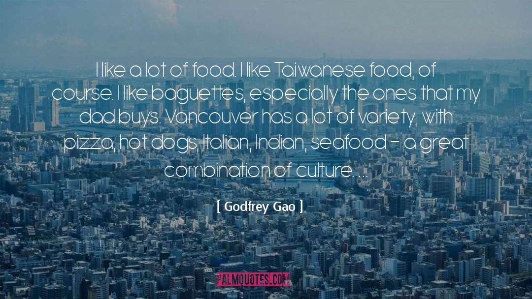 Seafood quotes by Godfrey Gao