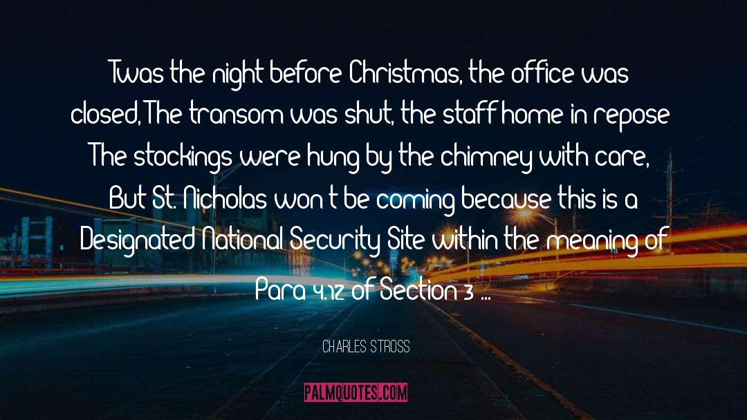 Sealed With A Christmas Kiss quotes by Charles Stross