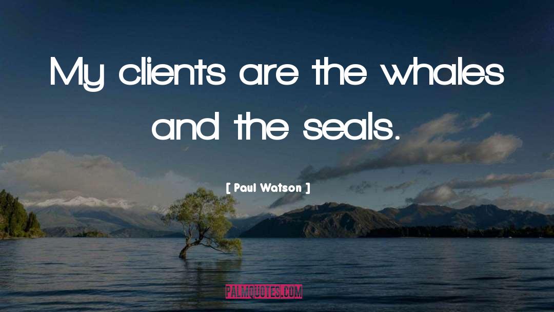 Seals quotes by Paul Watson