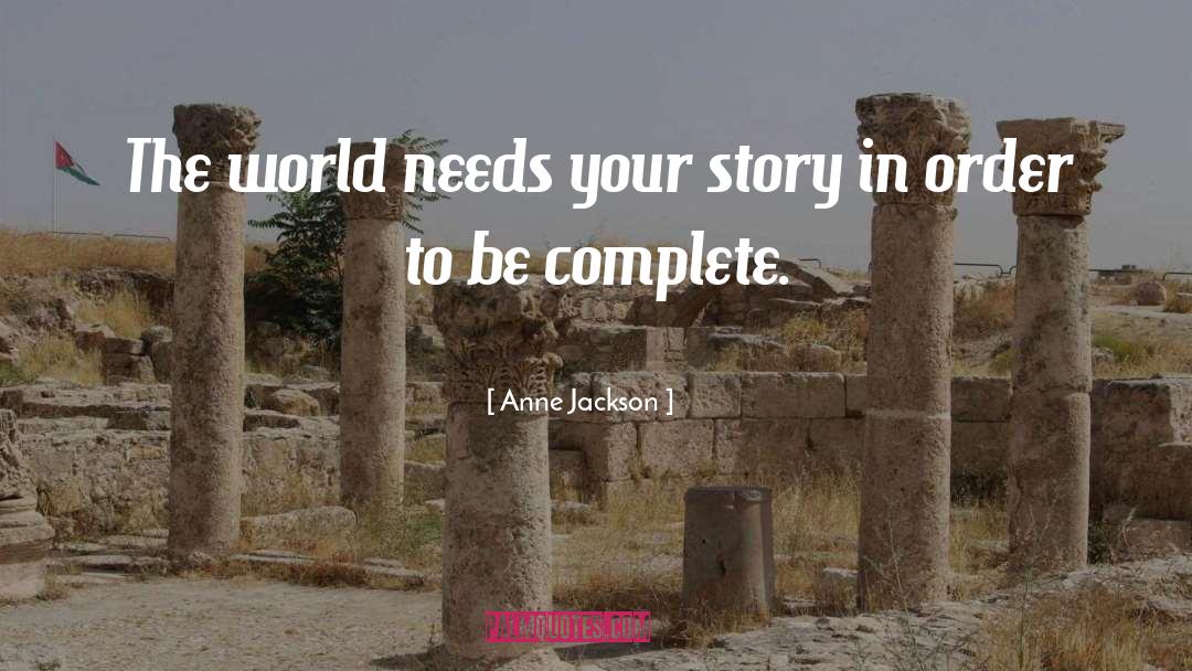 Seamless Story quotes by Anne Jackson