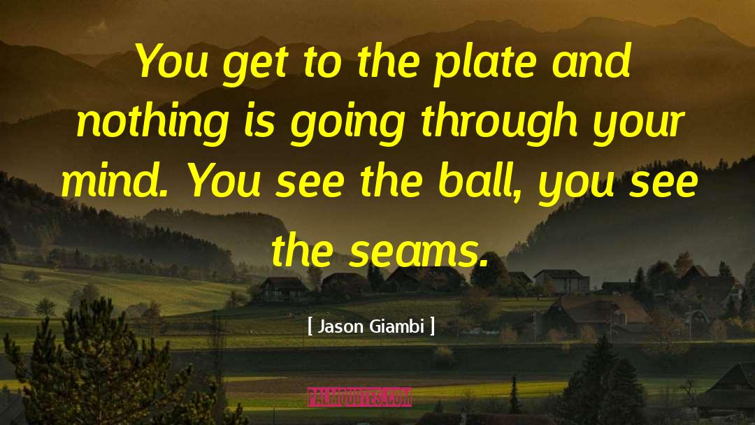 Seams quotes by Jason Giambi