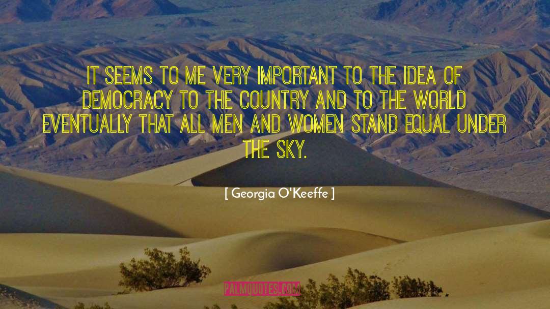 Sean Georgia quotes by Georgia O'Keeffe