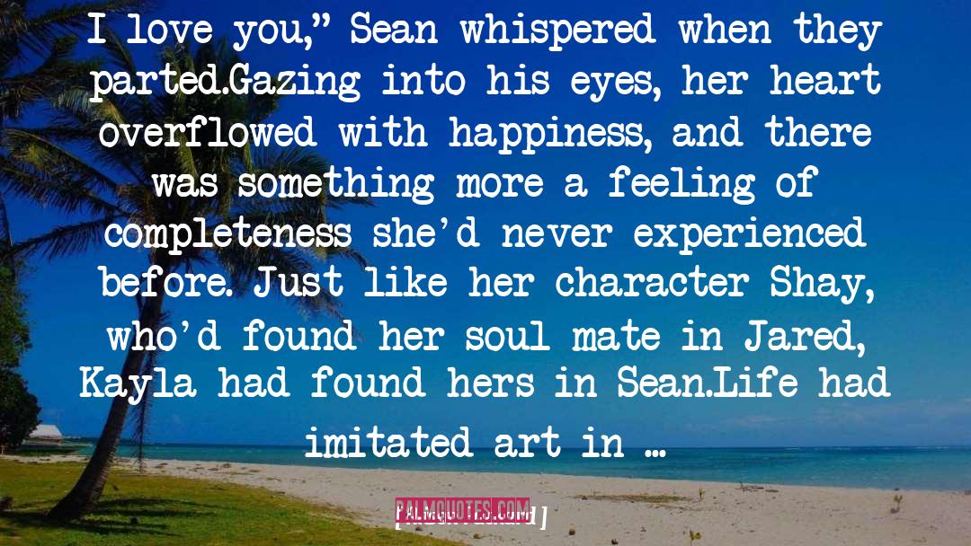 Sean quotes by Alison Packard