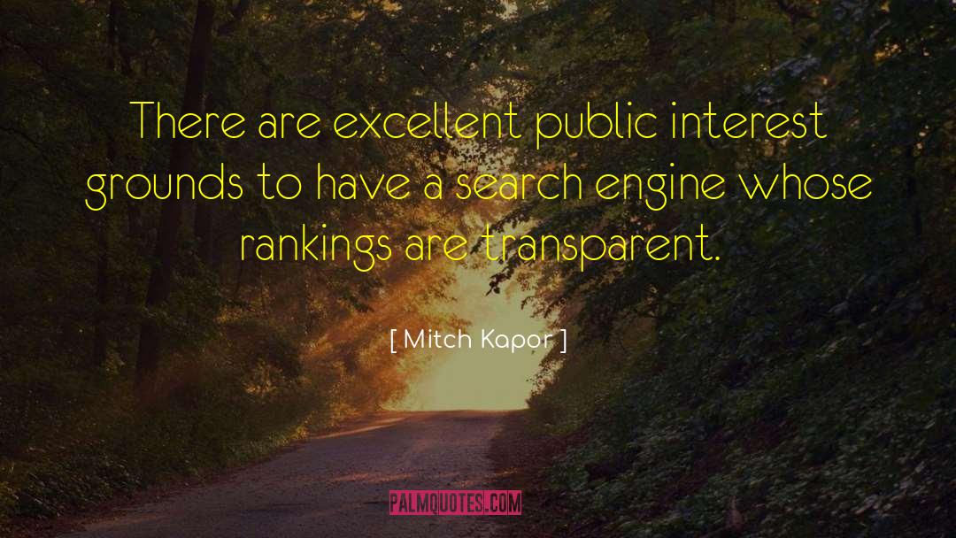 Search Engine Optimisation quotes by Mitch Kapor