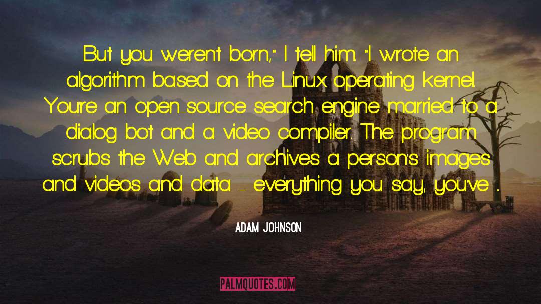 Search Engine quotes by Adam Johnson