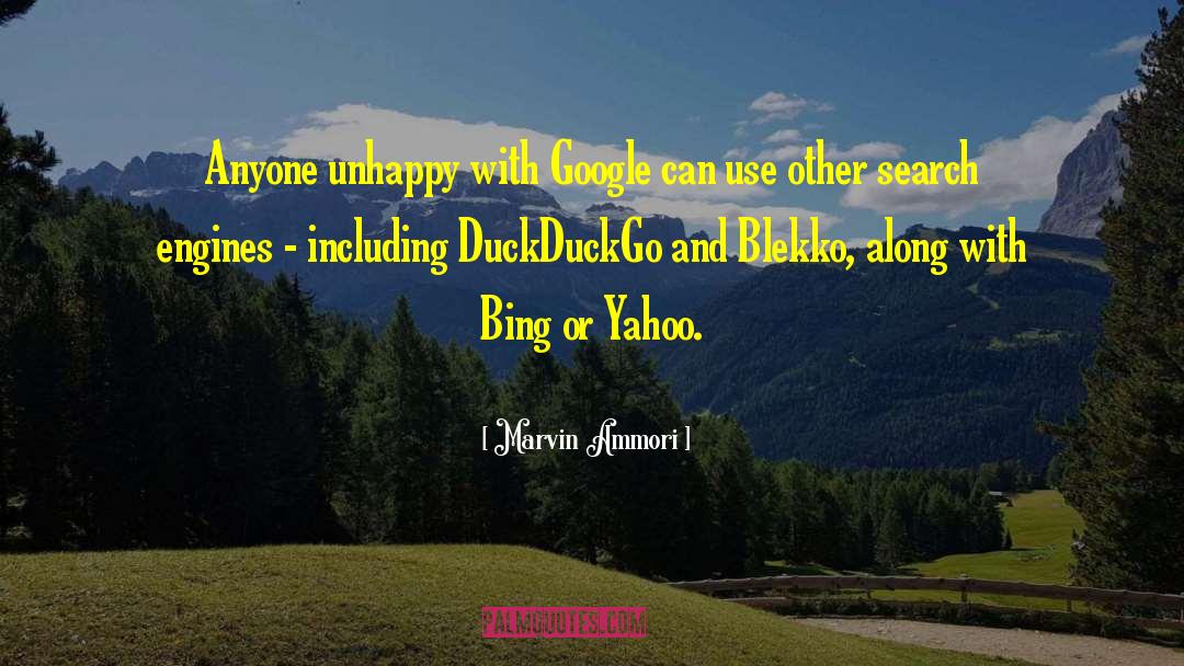 Search Engines quotes by Marvin Ammori