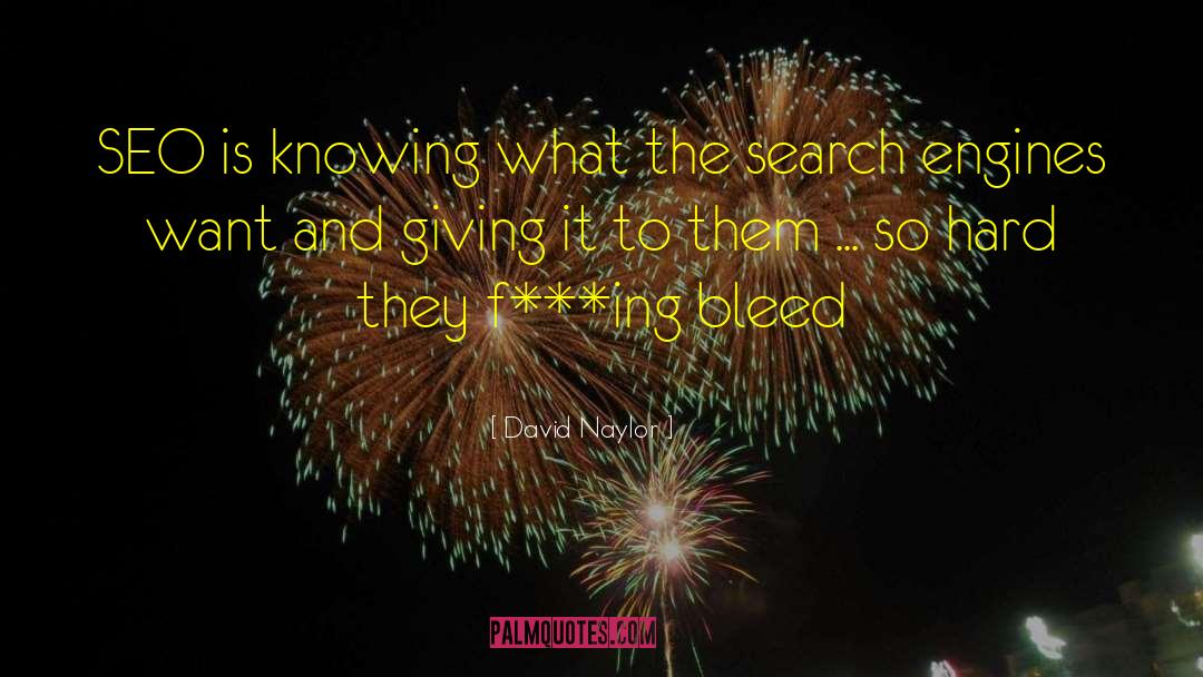 Search Engines quotes by David Naylor