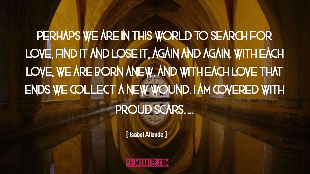 Search For Love quotes by Isabel Allende