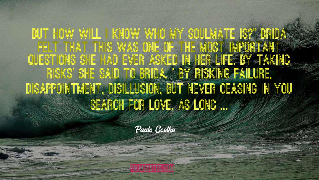 Search For Love quotes by Paulo Coelho