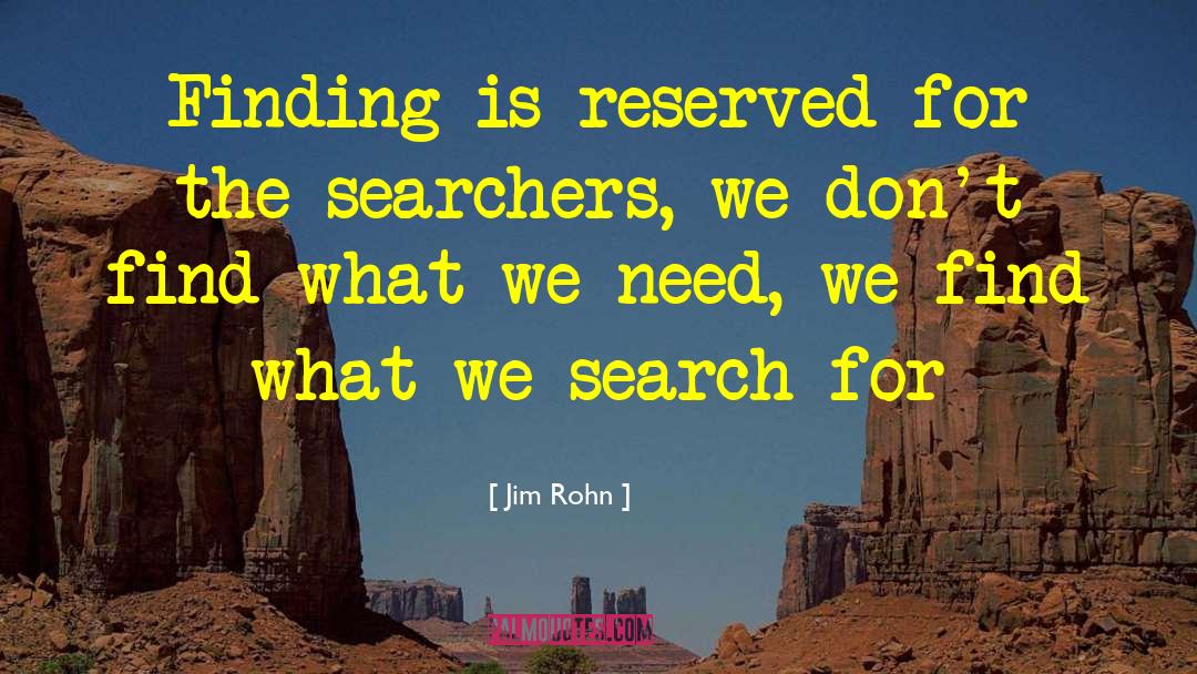 Search For Self quotes by Jim Rohn
