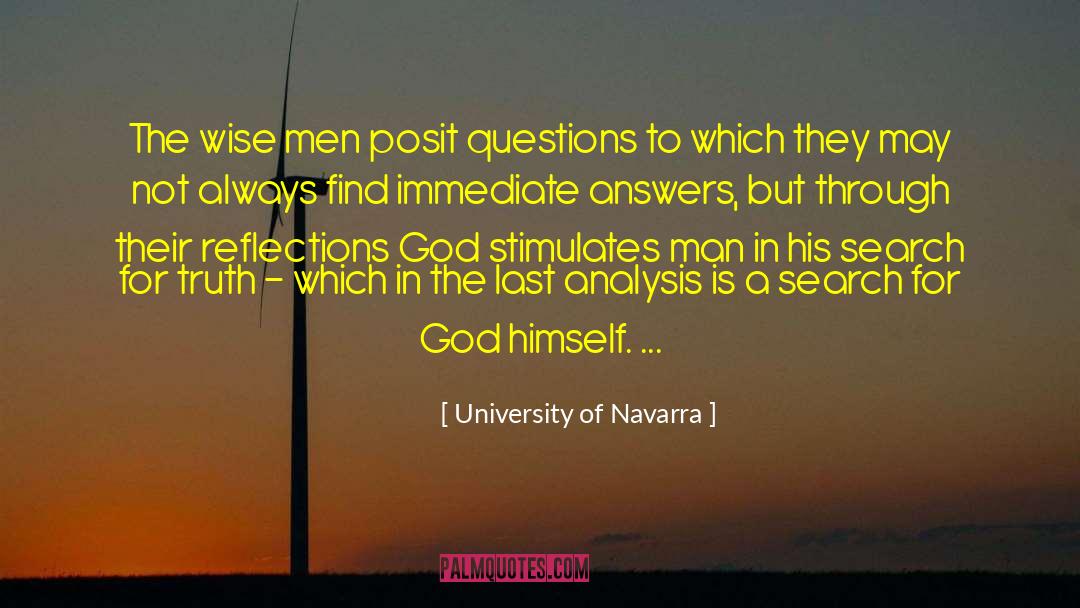 Search For Truth quotes by University Of Navarra