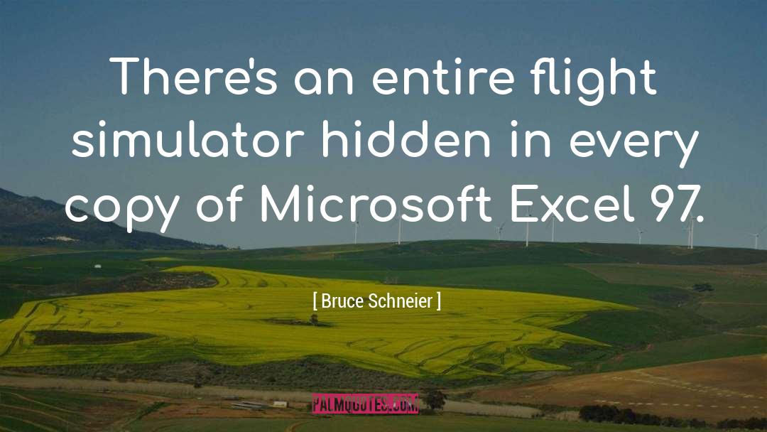 Search In Excel quotes by Bruce Schneier