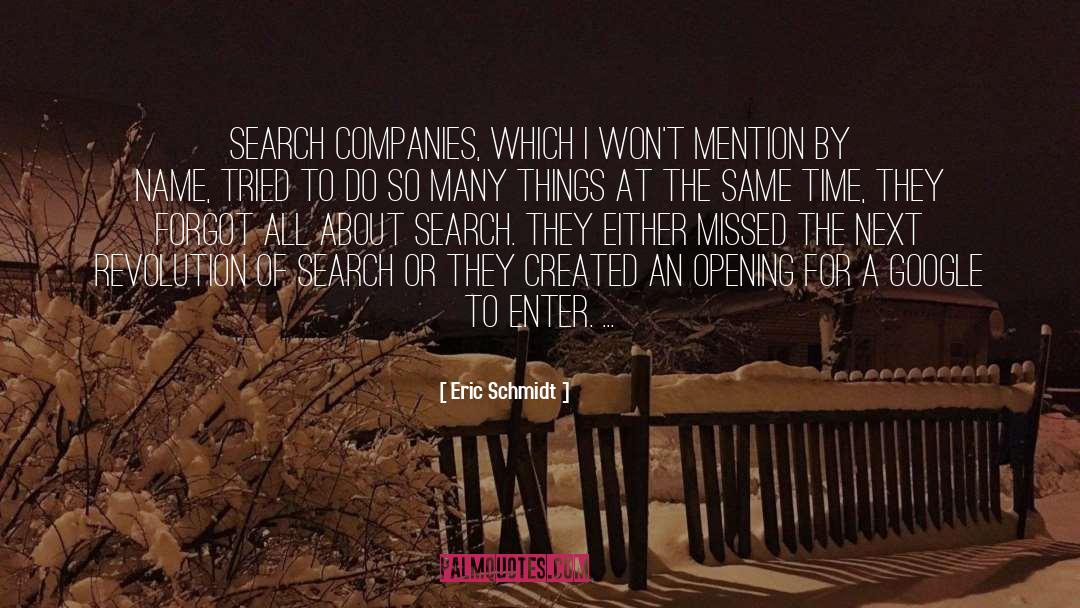 Search In Excel quotes by Eric Schmidt