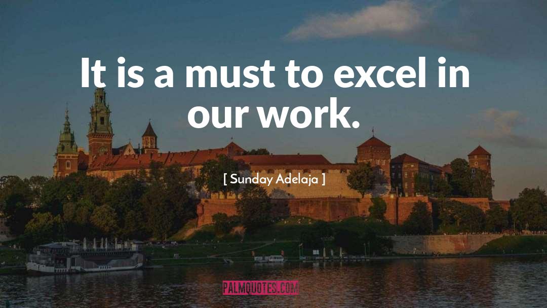 Search In Excel quotes by Sunday Adelaja