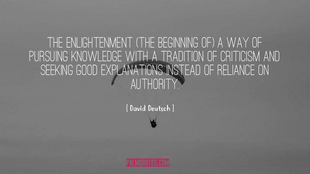 Search Of Enlightenment quotes by David Deutsch