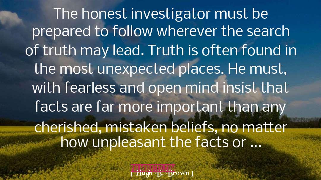 Search Of Truth quotes by Hugh B. Brown
