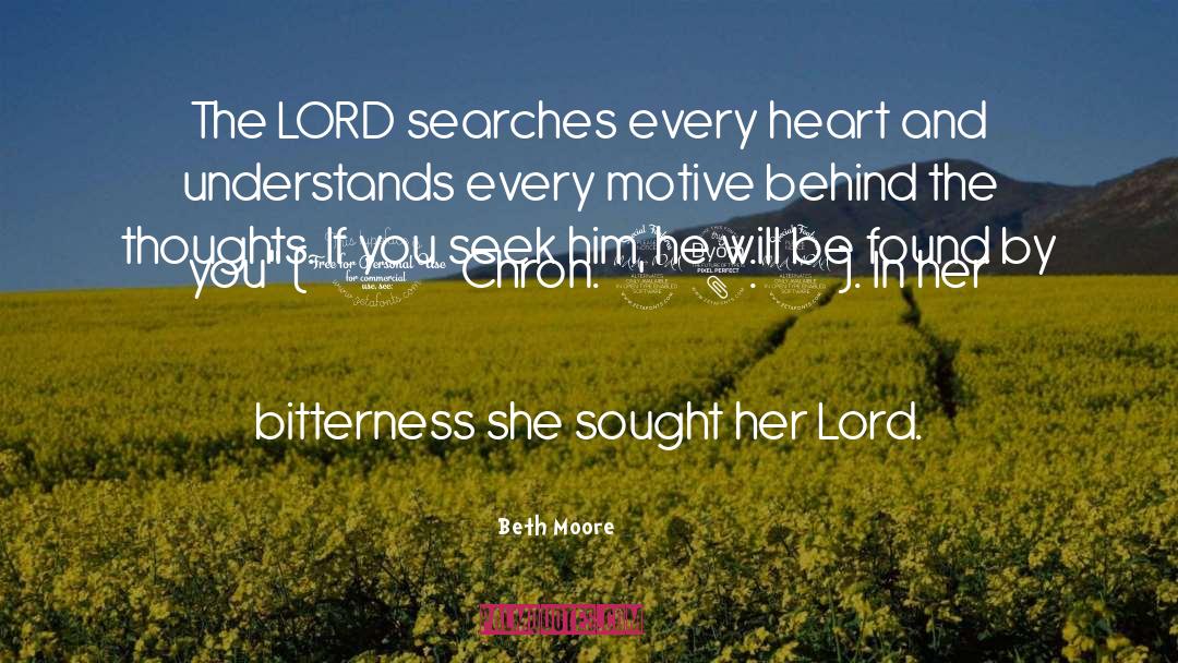 Searches quotes by Beth Moore