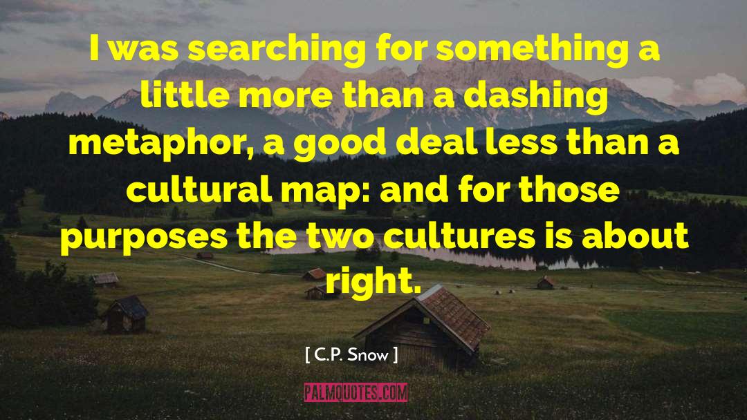 Searching And Finding quotes by C.P. Snow