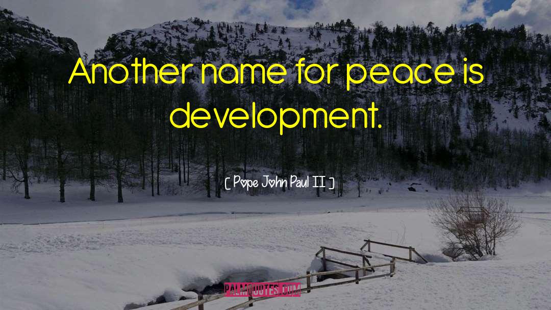 Searching For Peace quotes by Pope John Paul II