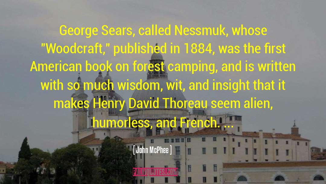 Sears quotes by John McPhee