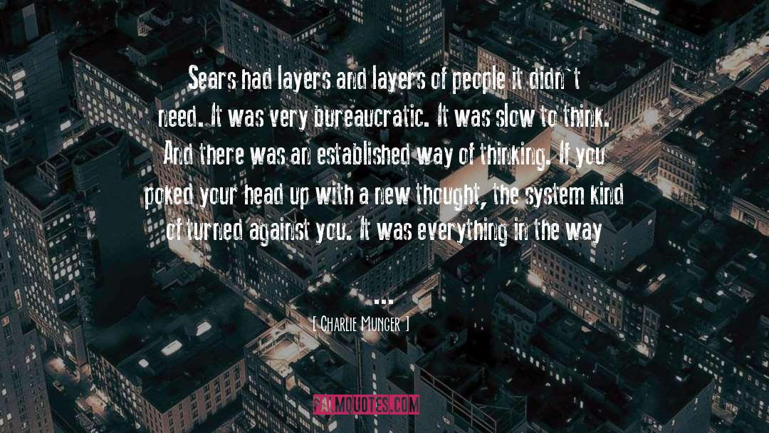 Sears quotes by Charlie Munger