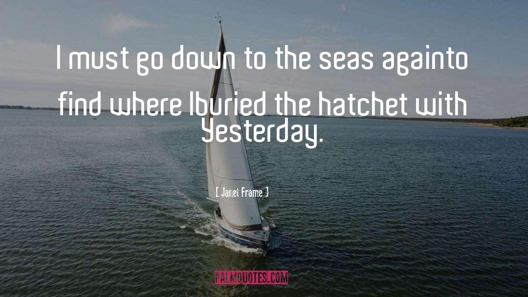 Seas quotes by Janet Frame