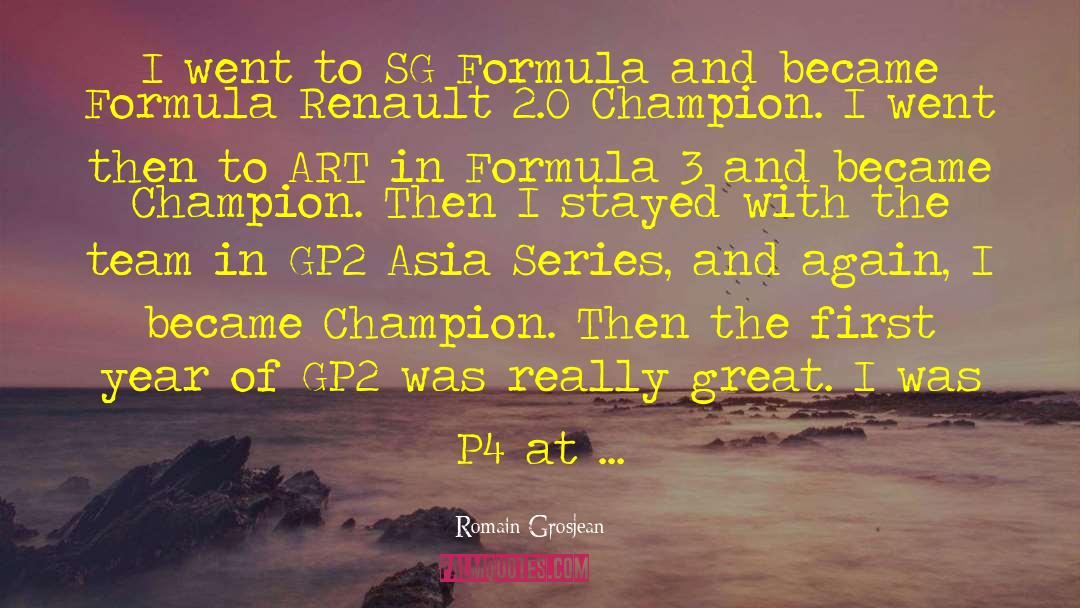 Season 3 Amends quotes by Romain Grosjean