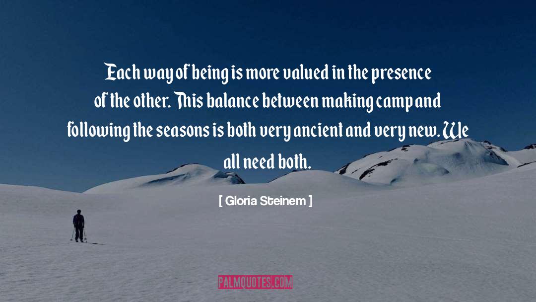 Seasons Of Waiting quotes by Gloria Steinem
