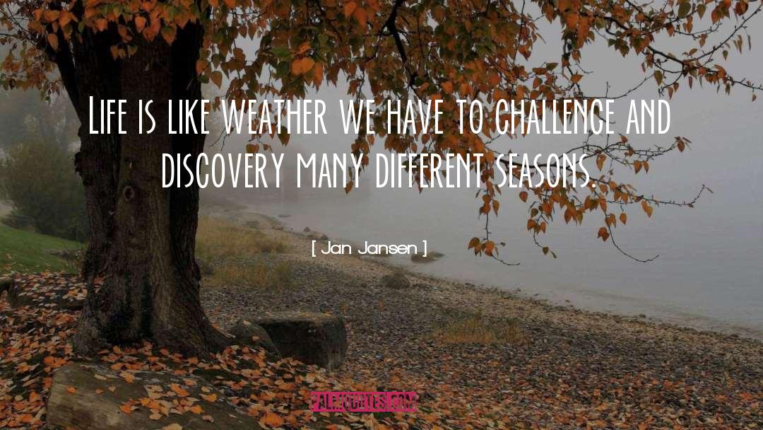 Seasons quotes by Jan Jansen