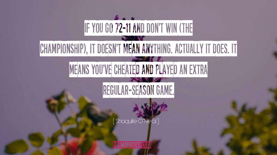 Seasons quotes by Shaquille O'Neal