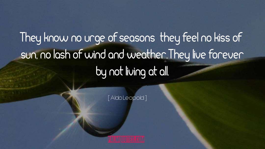 Seasons quotes by Aldo Leopold